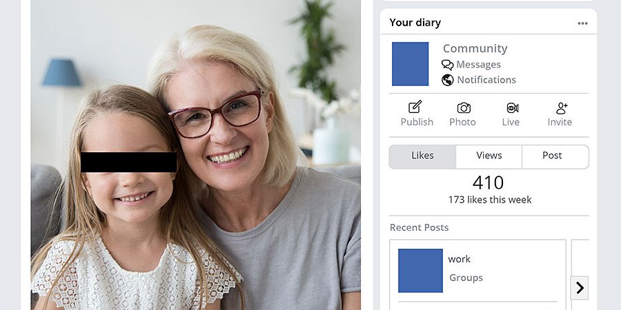Foto con terzi sui Social Network