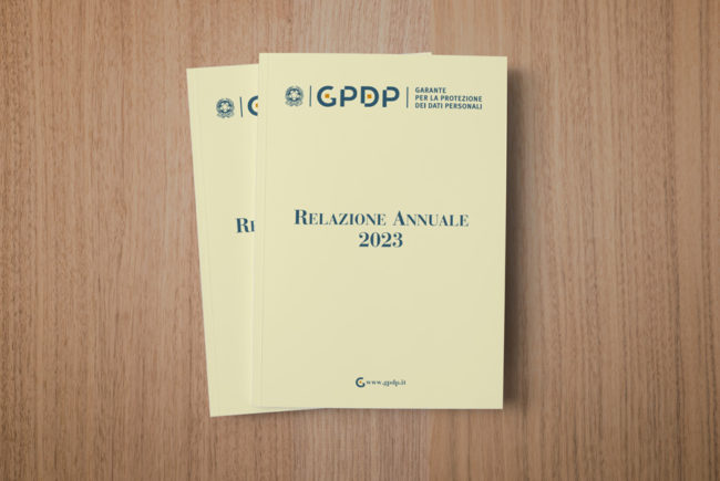 Relazione 2023 del Garante privacy